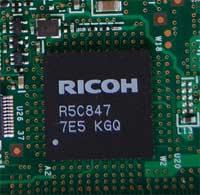 lenovo thinkpad t61 pcmcia cardbus controller ricoh r5c847