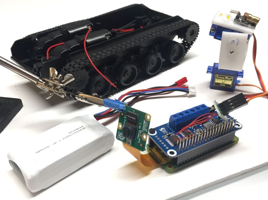 Tiny Tank FPV Video Robot